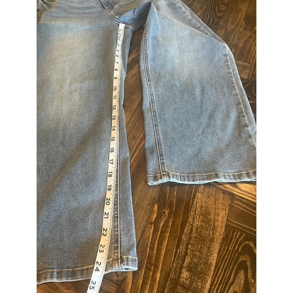Judy Blue Wide Leg Crop Jeans Stretch Denim Women 9/29 JB88616 Summer Preppy - Picture 6 of 13